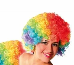 Perruque Afro Moyenne Multicolore