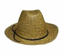 Chapeau Cowboy En Paille Nature
