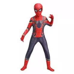 Costume Iron Spider Réaliste No Way Home Enfant