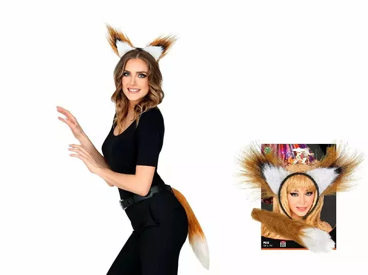 Set Accessoires Renard Roux Luxe 2pcs