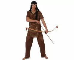 Déguisement D''indien Marron 3pcs Homme Taille M/l