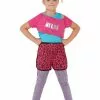 Déguisement Années 80 Aérobic Fille