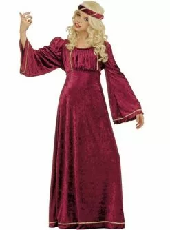 Déguisement Renaissance Grenat Fille