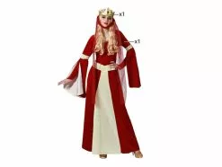 Déguisement De Dame Moyen-âge 2pcs Femme Taille M/l