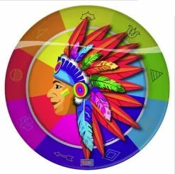 Indien Lot De 8 Assiettes En Carton