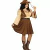 Déguisement De Cowgirl Brun Taille Xl