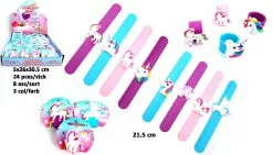 Bracelet Snap Licorne Luxe Mix 21cm