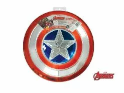 Bouclier Plastique Métallisé Captain America™ Marvel™ 30cm