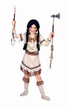 Robe & Bottes De Fille Sioux Beige Taille 164cm