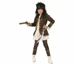 Déguisement De Pirate Jane Fille Taille 152cm