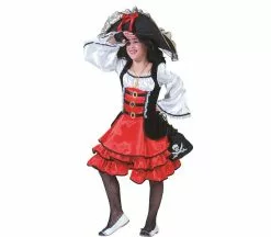 Robe Pirate Anne Fille Taille 116cm