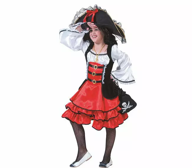 Robe Pirate Anne Fille Taille 116cm