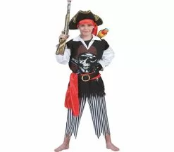 Déguisement Pirate Edwar Garçon Taille 140cm