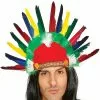 Coiffe Indienne Avec Des Plumes