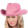 Chapeau Cowboy Rodéo Rose Adulte