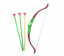 Arc Indien Et 3 Flèches à Ventouses 35cm