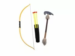 Set Armes Indien Arc 72cm 3pcs