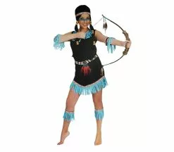 Robe D''indienne Bleu Taille S/m