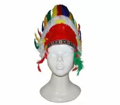 Coiffe D''indien Multicolore Courte