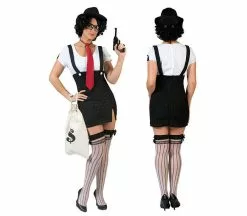Déguisement Gangster Femme Bonnie Taille L