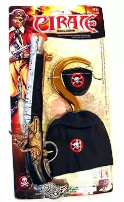 Set Pirate Boucanier Crochet & Bandeau