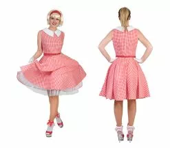 Déguisement De Rock Rose Femme Taille L