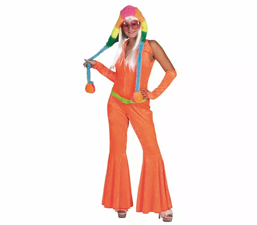 Combinaison Flashy Orange Femme Taille L