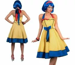 Robe Pop Art Femme Taille S/m