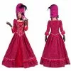 Robe Baroque Beauty Fuchsia Femme Taille Xl