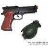 Pistolet 20cm Et Grenade Sonore Et Lumineux