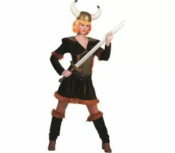 Déguisement Viking Gaulois 4pcs Femme Taille L