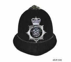 Casque Bobby Police De Londres Luxe Noir