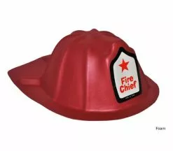 Casque De Pompier En Mousse Eva Fire Chief Rouge Enfant