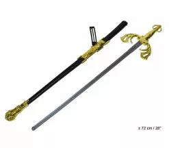 épée De Mousquetaire Avec Fourreau Dorée 72cm