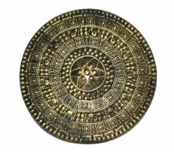 Bouclier Rond Doré 45cm