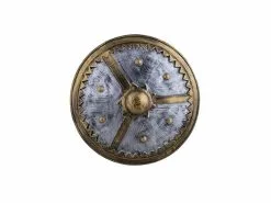 Bouclier Rond Bleu Et Bronze 58cm