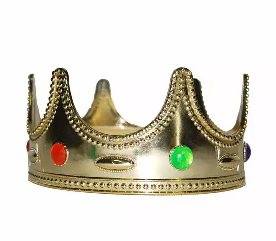 Couronne De Roi Avec Incrustations Pierres Or