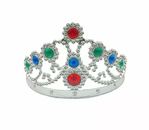 Couronne De Princesse Avec Pierres Enfant Argent