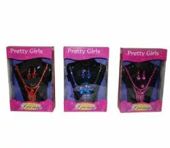 Parure En Boîte Collier & Boucles D''oreille Mix