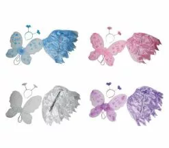 Kit D''accessoires De Déguisement De Fée 4pcs Enfant Mix