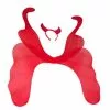 Accessoires Déguisement Diable Serre-tête Et Ailes