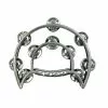 Tambourin Plastique 10 Cymballettes 19cm Argent