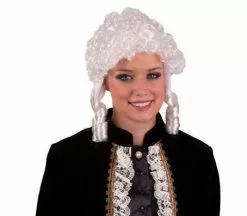 Perruque Colombine Blanc