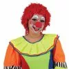 Perruque Clown En Laine Rouge