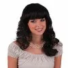 Perruque Cheveux Longs Bouclés Naturel Noir