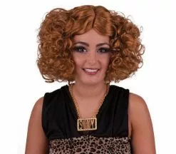 Perruque Style Princesse Leia Brun