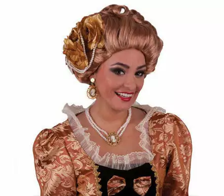 Perruque Roccoco Pour Femme Blond