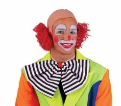 Perruque Clown Dégarni Rouge