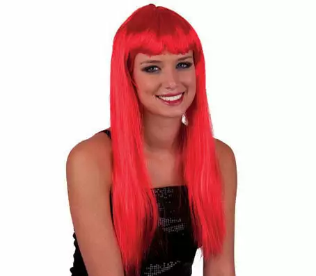Perruque Cheveux Longs Pretty Pony Rouge
