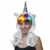Perruque Licorne Avec Oreilles Luxe